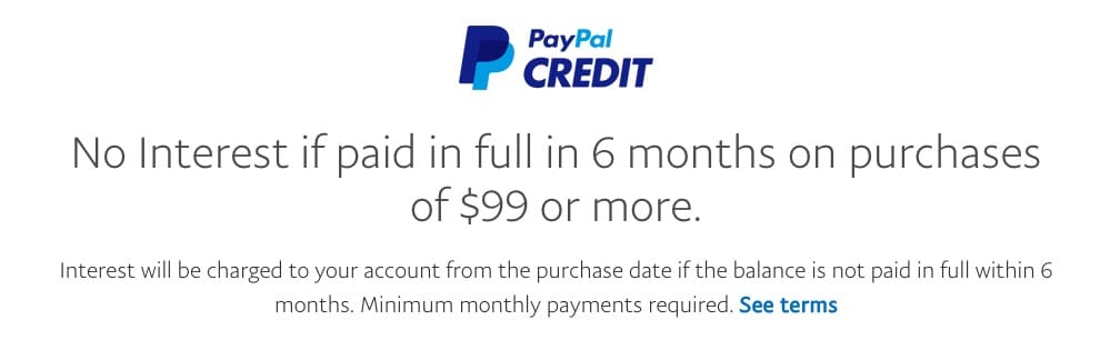 PayPal Credit Line of Credit PayPal US