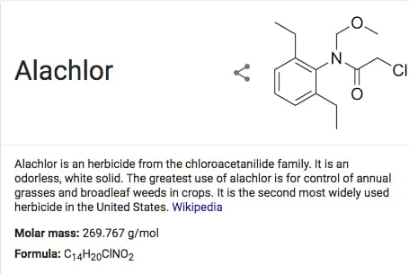 Alachlor molecule