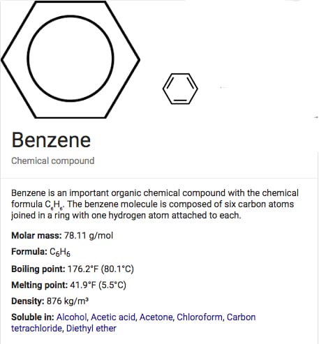 Benzene molecule