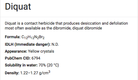 Diquat molecule