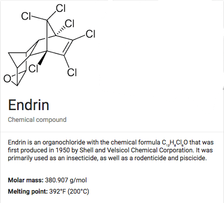 Endrin molecule