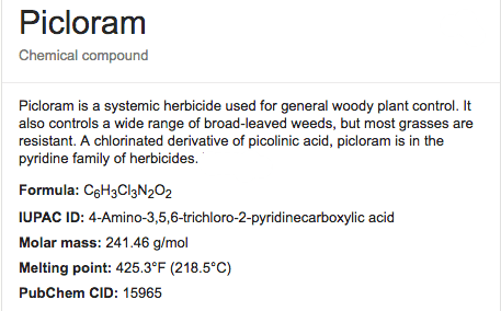 Picloram Molecule