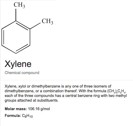 Xylenes Molecule