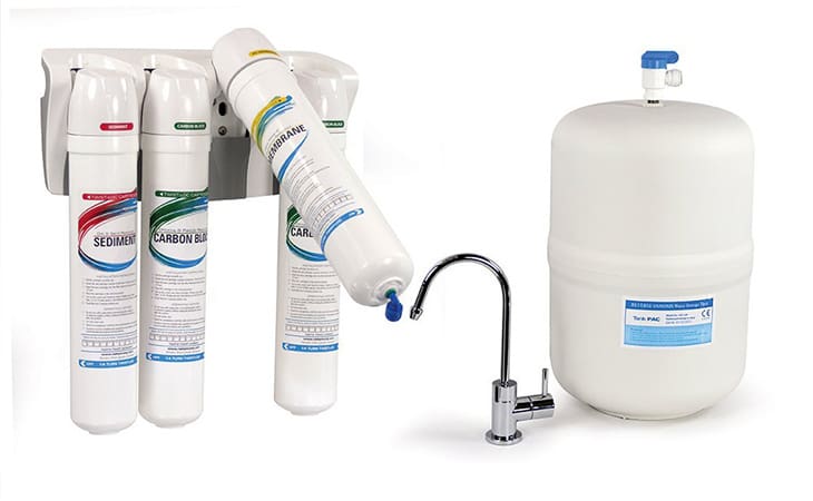 Under the sink RO system