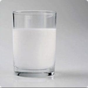 glass with cloudy water from the well