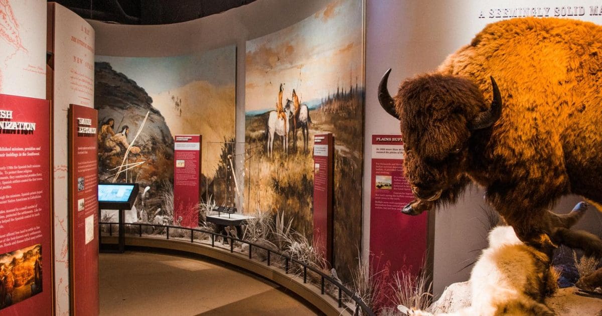 A captivating image of the Frontier Texas! museum, with its interactive exhibits and Western heritage, symbolizing Abilene's rich history and its blend of culture and history.
